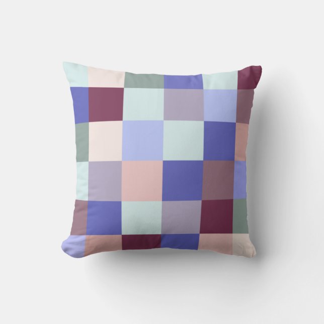 Beautiful Multi-Color Plaids Cushion (Front)