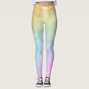 Beautiful Multi-colour Watercolor with Splatter Leggings