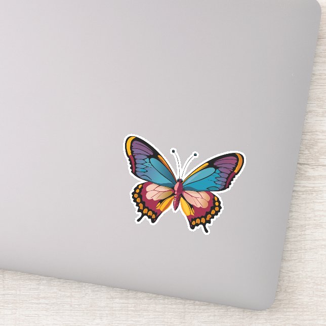 Beautiful Multicolored Butterfly (Detail)