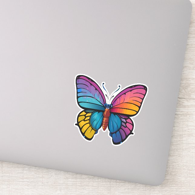 Beautiful Multicolored Butterfly (Detail)