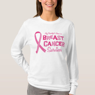 Beautiful Mum Breast Cancer Survivor Apparel T-Shirt