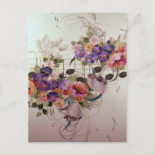 Beautiful Music field Postcard