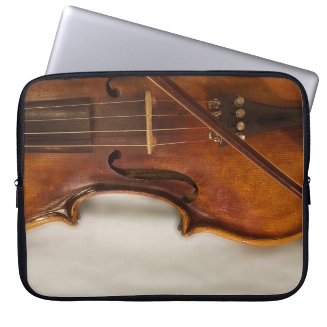 Beautiful Music--Violin Laptop Sleeve (Front)
