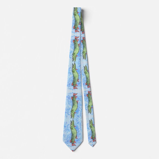 Beautiful Muskie. Tie (Front)
