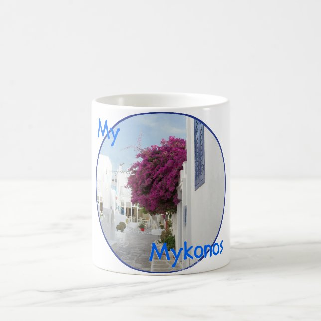 Beautiful Mykonos Coffee Mug (Center)