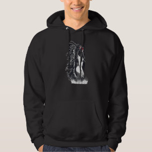 Beautiful Native American Indian Girl Hoodie