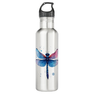 Beautiful Nature Colorful Graphic Pattern Dragonfl 710 Ml Water Bottle