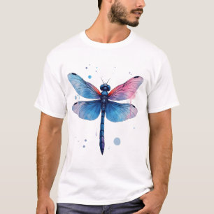Beautiful Nature Colorful Graphic Pattern Dragonfl T-Shirt