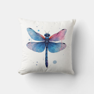Beautiful Nature Colourful Graphic Pattern Dragonf Cushion
