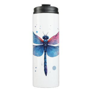 Beautiful Nature Colourful Graphic Pattern Dragonf Thermal Tumbler