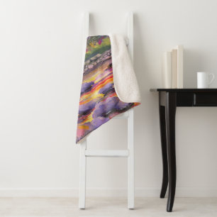 Beautiful Nature Custom Photo Sherpa Blanket