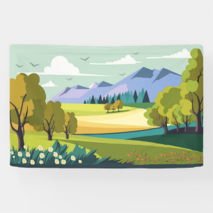 Beautiful Nature Landscape Banner