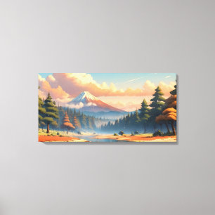 Beautiful nature landscape canvas print
