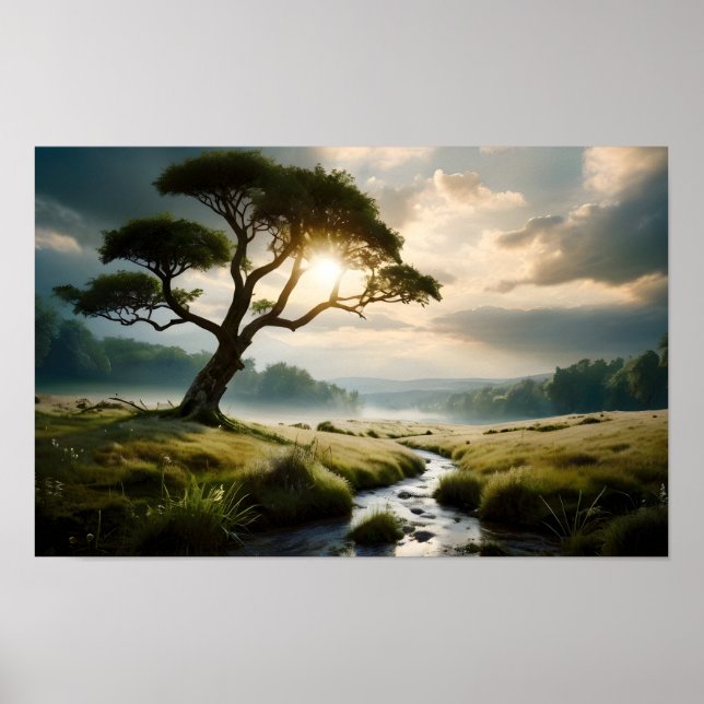 Beautiful nature landscape poster (Front)