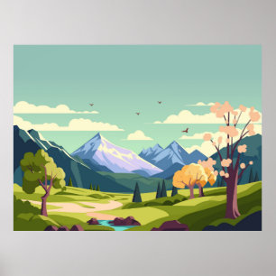Beautiful Nature Landscape Poster