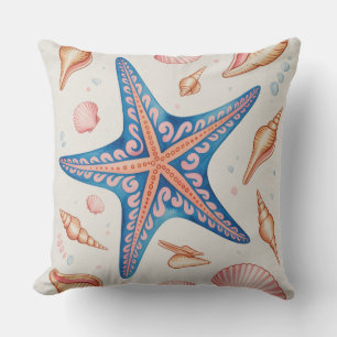 Beautiful Nautical inspired Starfish  Cushion