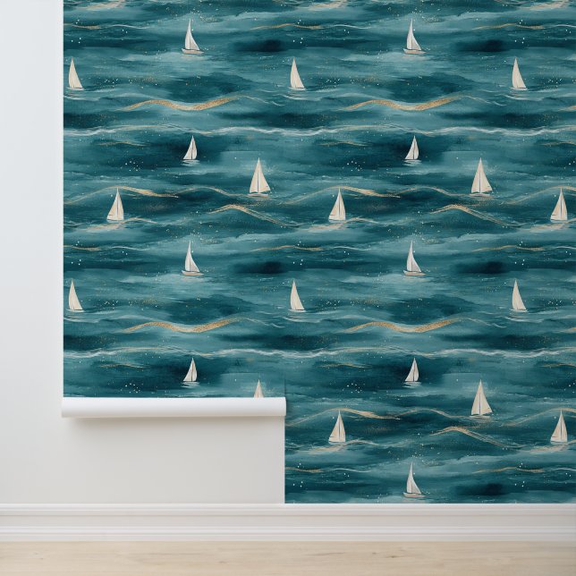 Beautiful Nautical Pattern Wallpaper (Application)