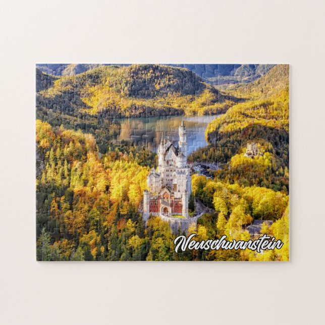 Beautiful Neuschwanstein Castle, Germany Jigsaw Puzzle (Horizontal)