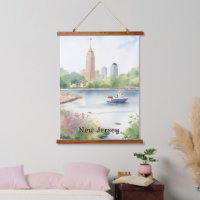 Beautiful New Jersey Watercolor Art
