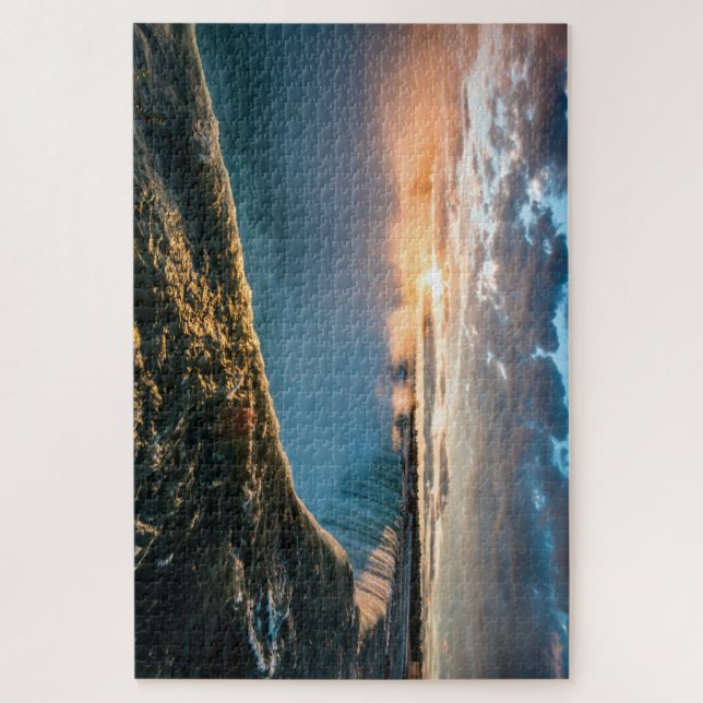 Beautiful Niagara Falls at Sunrise Jigsaw Puzzle (Vertical)