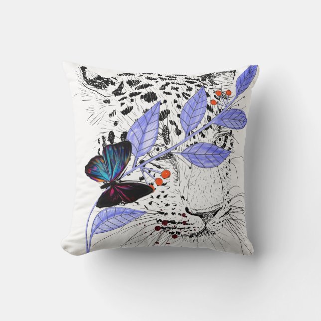 Beautiful night hunter Cushion (Front)