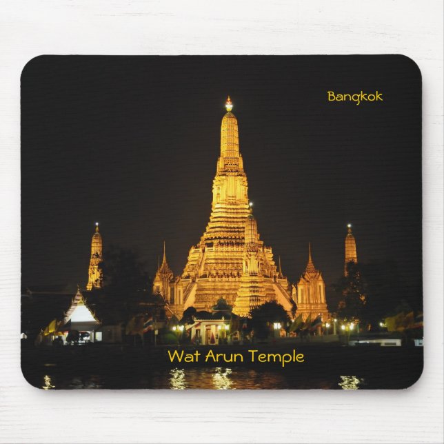 Beautiful night view of Bangkok Mouse Pad (Front)