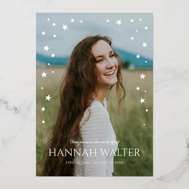 Beautiful North Star Celebration of Life (Front)