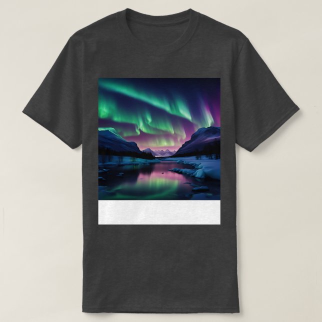 beautiful Northern Lights TShirt (Design Front)