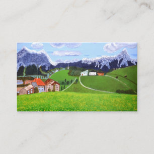 Beautiful Norway business card 