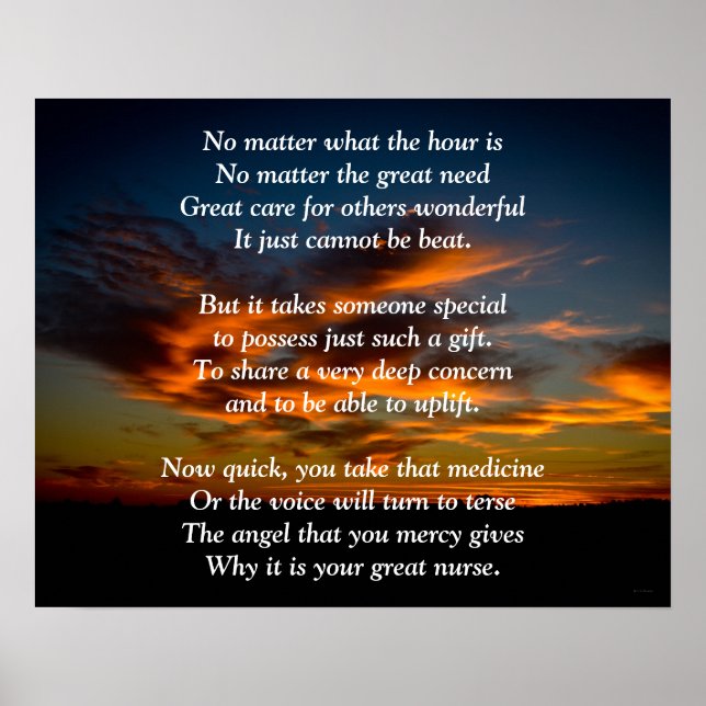 Beautiful Nurse Poster (Front)