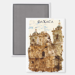 Beautiful Oaxaca Mexico Templo de Santo Domingo Magnet
