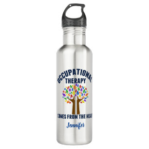 Beautiful Occupational Therapy Tree Quote Custom 710 Ml Water Bottle