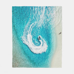 Beautiful Ocean Creatures Fleece Blanket