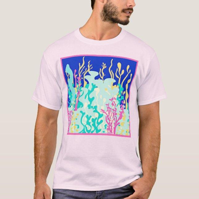 Beautiful Ocean Patterns Design. Buy Now T-Shirt (Front)