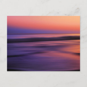 Beautiful Ocean Sunset Photograph Postcard