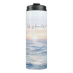 Beautiful Ocean Sunset Thermal Tumbler