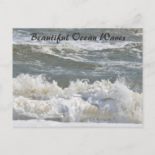 Beautiful ocean waves Postcard