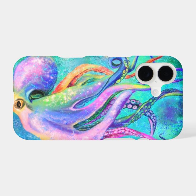 Beautiful Octopus iPhone Case (Back (Horizontal))