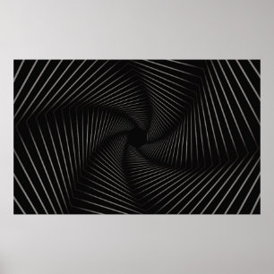 Beautiful of geometric line art abstract backgroun poster