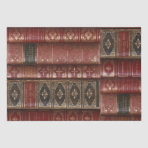 Beautiful Old Book Spines (Dictionary) Tissue Paper
