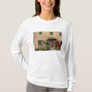 Beautiful old home with flowers at San Gimignano T-Shirt