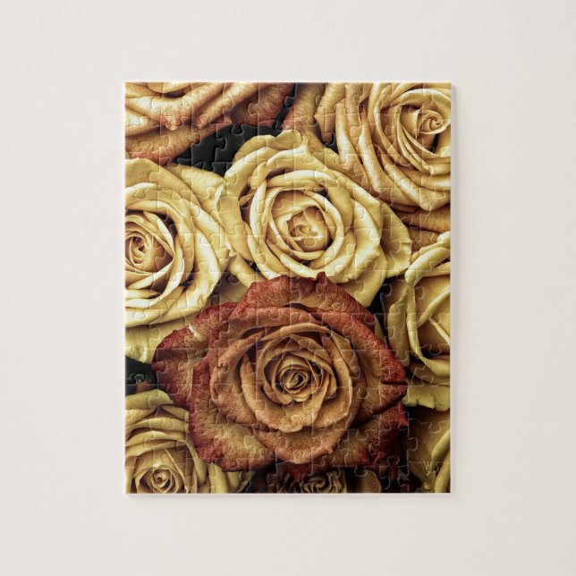 Beautiful Old Roses Jigsaw Puzzle (Vertical)