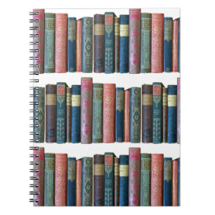 Beautiful old vintage books, book spines