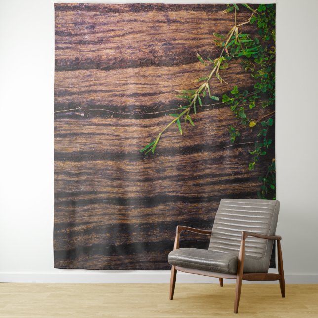 beautiful old wood tapestry (In Situ)