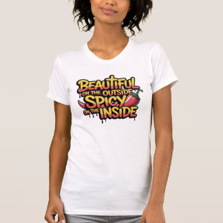 Beautiful on the outside, spicy on the inside T-Shirt