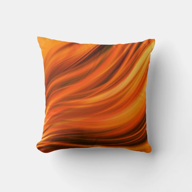 Beautiful orange pillow (Front)