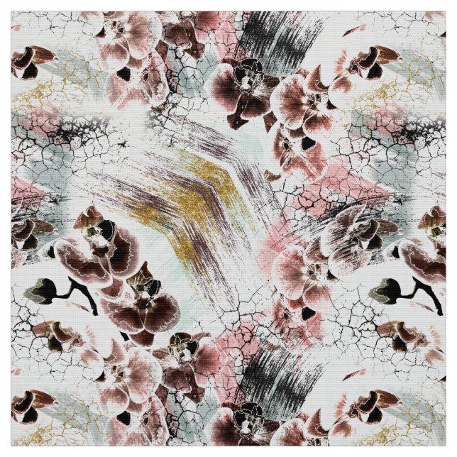 Beautiful orchid stylish fabric (Swatch)