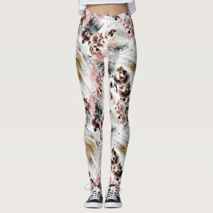 Beautiful orchid stylish leggings