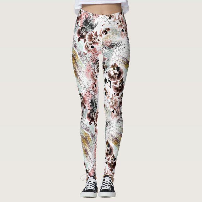 Beautiful orchid stylish leggings (Front)