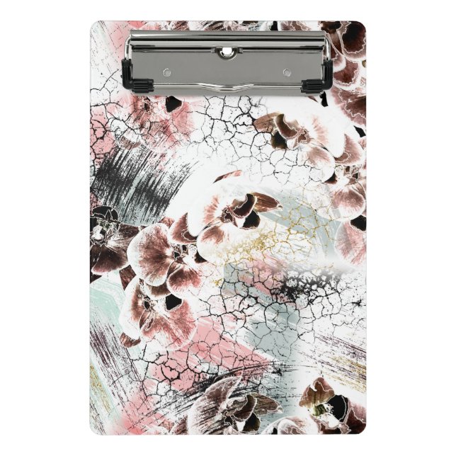 Beautiful orchid stylish mini clipboard (Front)